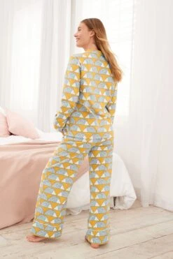 Scion At Next Pyjama Aus Baumwollflanell Mit Knopfleiste -Next Geschäft M00 398s3