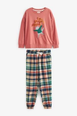 Karos - Next Damen Festive Friend Pyjama, Teil Der Familienkollektion 19 Karos - Next Damen Festive Friend Pyjama, Teil Der Familienkollektion -Next Geschäft M00057s6