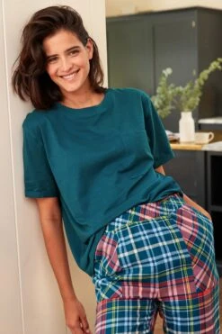 Next Flanell-Pyjama Aus Baumwollgemisch -Next Geschäft M08 480s3