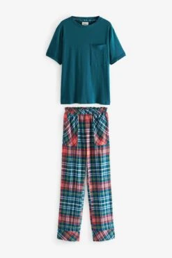 Next Flanell-Pyjama Aus Baumwollgemisch -Next Geschäft M08480s6