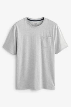 Grau/Blau, Geometrisches Muster - Next Motion Flex Kuscheliger Pyjama Mit Bündchen -Next Geschäft M68892s7