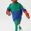Next Set Mit Gemütlichem Langarmshirt In Blockfarben Und Jogginghose (3 Monate Bis 7 Jahre)