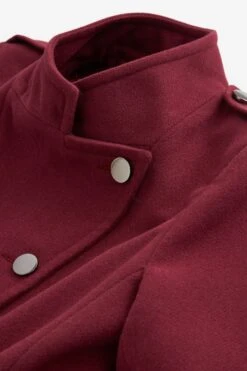 Next Wickelmantel Mit Weitem Stehkragen, Gürtel Und Knopfleiste Vorne -Next Geschäft M96129s6