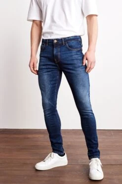 Blau - Next Essential Skinny-Jeans Mit Stretch-Anteil
