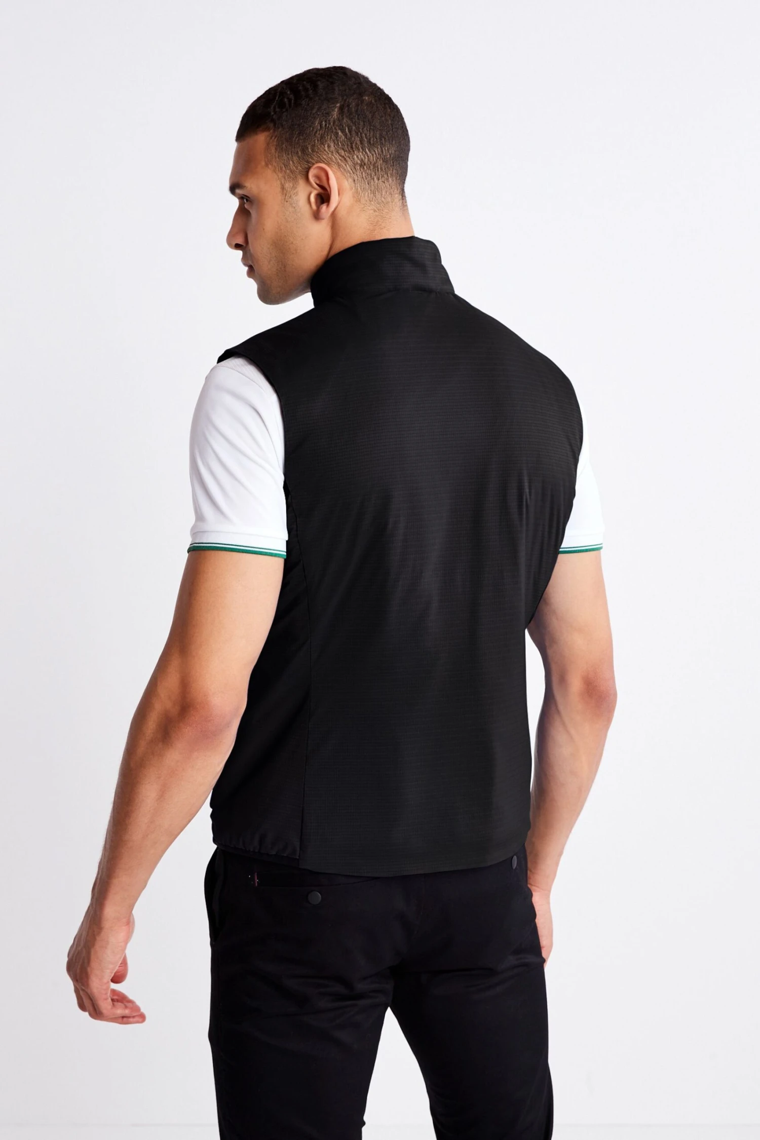 Schwarz - Next Active Golf Weste 2 Schwarz - Next Active Golf Weste – Bild 2