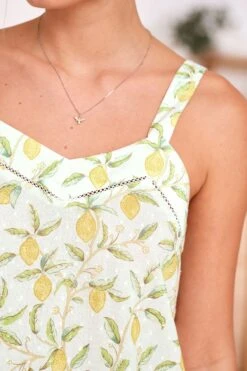 Weiß, Zitronen - Morris & Co. At Next Kurzer Pyjama Aus Webstoff, Schwarz/Marineblau -Next Geschäft T44 564s5