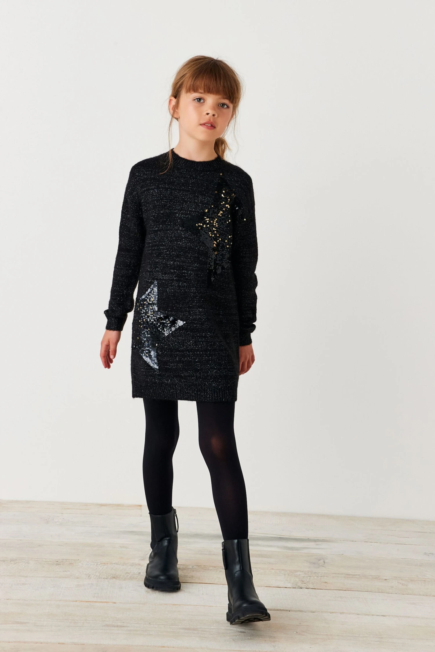 Next Pulloverkleid Mit Pailletten (3-16yrs) 2 Next Pulloverkleid Mit Pailletten (3-16yrs) – Bild 2