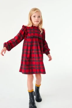 Next Kariertes Kleid (3-16yrs)