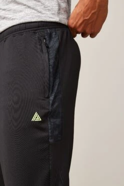 Schwarz/Camouflage-Einsatz - Next Active Sport Trainingshose -Next Geschäft T63362s4