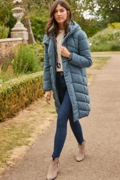 Next Wattierter Mantel Mit Kapuze Mit Recycelter Füllung