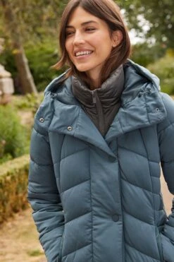 Next Wattierter Mantel Mit Kapuze Mit Recycelter Füllung -Next Geschäft T64 383s4