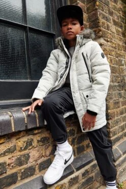 Next Wattierter Parka (3-16yrs)