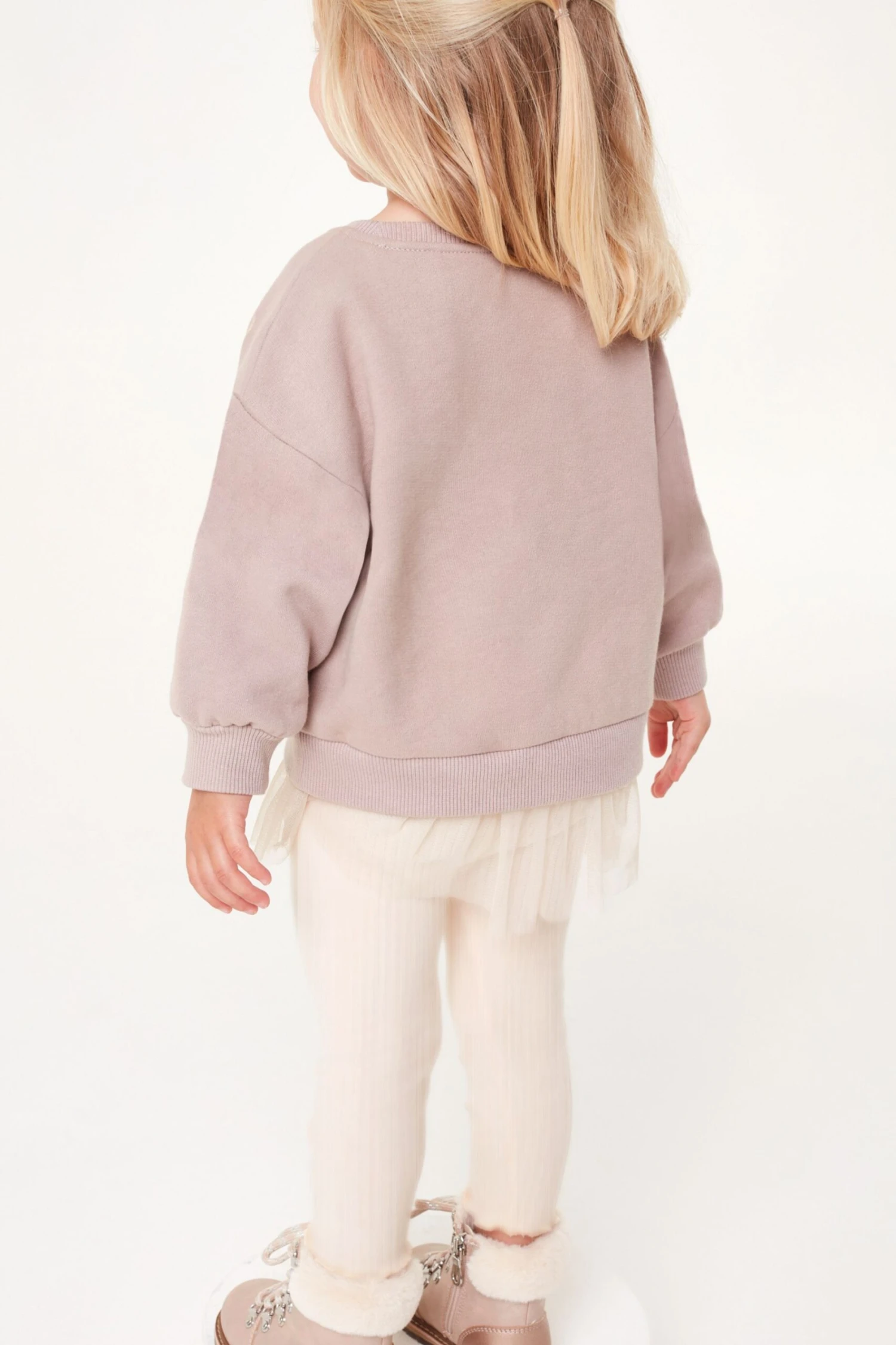 Pink - Next Sweatshirt Aus Netzstoff Mit Ballerinamotiv Und Leggings Im Set (3 Monate Bis 7 Jahre) 2 Pink - Next Sweatshirt Aus Netzstoff Mit Ballerinamotiv Und Leggings Im Set (3 Monate Bis 7 Jahre) – Bild 2