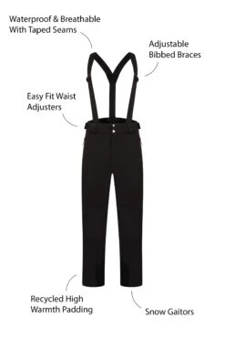 Schwarz - Dare 2b X Next Tundral Latzhose Skihose -Next Geschäft T68909s10