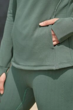 Salbeigrün - Next Elements Angerautes Thermo-Top Mit Halbem Reißverschluss 11 Salbeigrün - Next Elements Angerautes Thermo-Top Mit Halbem Reißverschluss -Next Geschäft T75 561s5