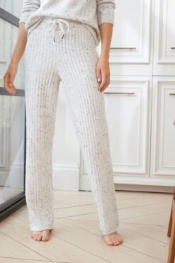 Ecru Creme - Next Strickhose Aus Noppengarn Mit Weitem Bein -Next Geschäft T76 916s3