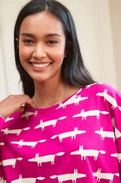 Violett/Mr Fox - Scion At Next Pyjama Aus Baumwolljersey -Next Geschäft T77 431s5