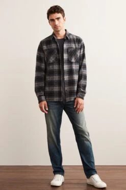 Blaue Vintage-Waschung - Next Motion Flex Stretch-Jeans In Straight Fit -Next Geschäft T80 137s4