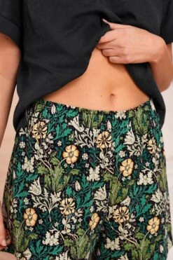 Anthrazitgrau - Morris & Co. At Next Baumwollpyjama Mit Shorts -Next Geschäft U00656s4