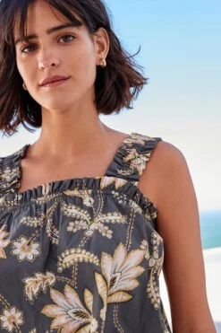 Anthrazitgrau - Next X Savannah Miller Pyjama Aus Baumwolle -Next Geschäft U02 240s4