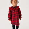 Next Kariertes Kleid Mit Rüschenkragen (3 Monate Bis 8 Jahre)