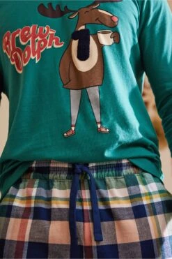 Karos - Next Herren Festive Friend Pyjama, Teil Der Familienkollektion -Next Geschäft U17 912s3