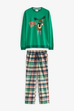 Karos - Next Herren Festive Friend Pyjama, Teil Der Familienkollektion -Next Geschäft U17912s2