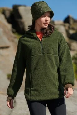 Next Geschäft 23 Next Element Outdoor-Hoodie Aus Borg-Fleece