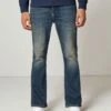 Blaue Vintage-Waschung - Next Essential Bootcut-Jeans Mit Stretch-Anteil