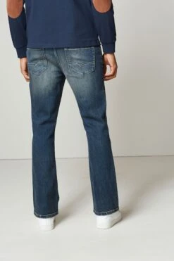 Blaue Vintage-Waschung - Next Essential Bootcut-Jeans Mit Stretch-Anteil -Next Geschäft U22 487s3