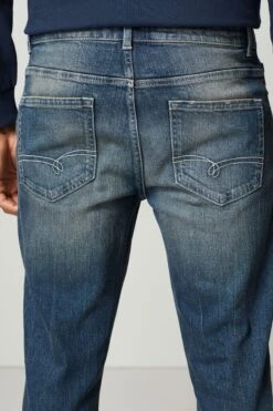 Blaue Vintage-Waschung - Next Essential Bootcut-Jeans Mit Stretch-Anteil -Next Geschäft U22 487s4