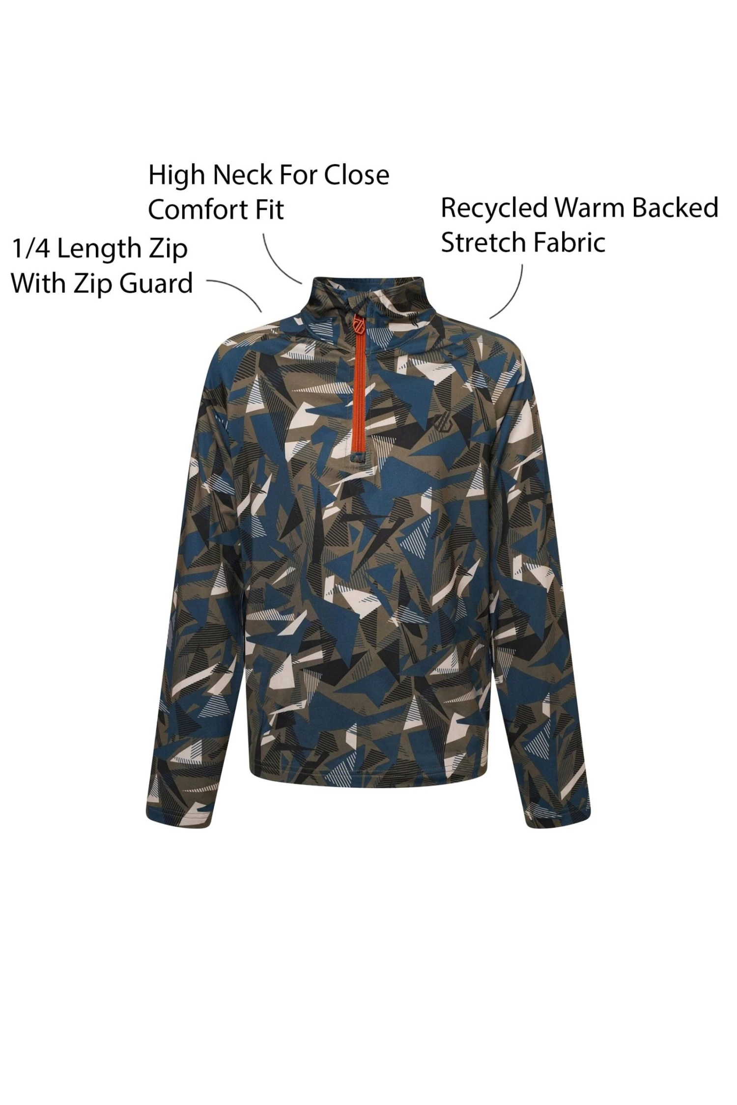 Khakigrün - Dare 2b X Next Sensational Skioberteil Zwischenschicht Mit Stretch Für Jungen 2 Khakigrün - Dare 2b X Next Sensational Skioberteil Zwischenschicht Mit Stretch Für Jungen – Bild 2