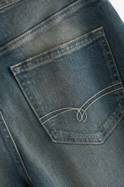 Blaue Vintage-Waschung - Next Essential Bootcut-Jeans Mit Stretch-Anteil -Next Geschäft U22487s9