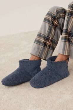 Next Hausstiefel Mit Teddymaterial