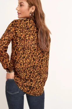 Animalprint Mit Glitzereffekt - Next Langärmeliges, Transparentes Hemd Mit Print 6 Animalprint Mit Glitzereffekt - Next Langärmeliges, Transparentes Hemd Mit Print -Next Geschäft U43 849s3