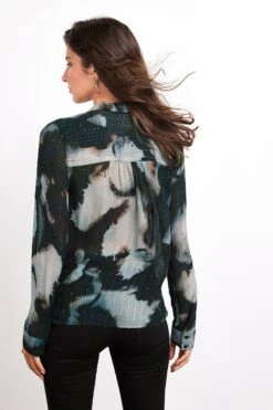 Next Hemd Mit Pailletten Und Bindeband -Next Geschäft U43 855s3