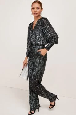 Next Langärmelige Pailletten-Partybluse Mit Wickeldesign Und V-Ausschnitt 8 Next Langärmelige Pailletten-Partybluse Mit Wickeldesign Und V-Ausschnitt -Next Geschäft U43796s4