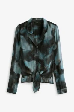 Next Hemd Mit Pailletten Und Bindeband -Next Geschäft U43855s5