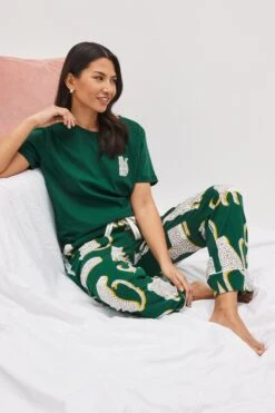 Grün/Lionel - Scion At Next Pyjama Aus Baumwolljersey