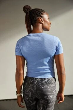 Next Active Sports Kurzärmeliges Top Mit Gerippter Knotenfront 8 Next Active Sports Kurzärmeliges Top Mit Gerippter Knotenfront -Next Geschäft U75 072s4