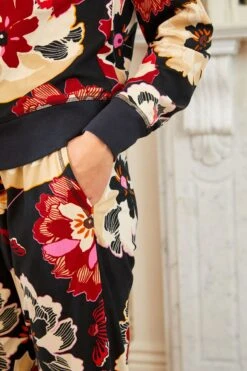 Schwarzes Florales Muster - Next Superweicher Kuscheliger Pyjam -Next Geschäft U81 930s4