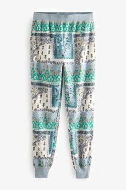 Blau Mit Bandanamuster - Next Superweicher Kuscheliger Pyjam -Next Geschäft U81 931s9