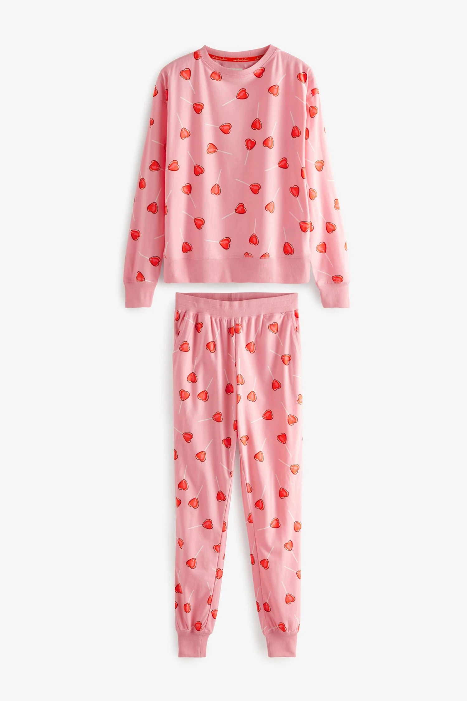 Pink Mit Herz-Lolli - Next Superweicher Kuscheliger Pyjam 6 Pink Mit Herz-Lolli - Next Superweicher Kuscheliger Pyjam – Bild 6
