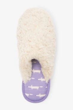 Lila/Mr Fox - Scion At Next Kuschelige Pantoletten Aus Lammfellimitat -Next Geschäft U81775s6