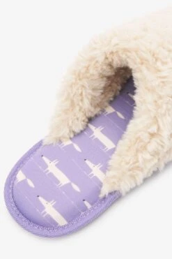Lila/Mr Fox - Scion At Next Kuschelige Pantoletten Aus Lammfellimitat -Next Geschäft U81775s7