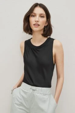 Next Blusentop »Langes Satinträgertop Mit Gerippter Kante« (1-tlg) -Next Geschäft a27f0bd7 90fc 5d77 808c 38485453c415