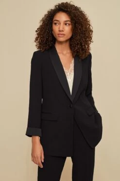 Next Jackenblazer Glänzender Blazer (1-tlg)