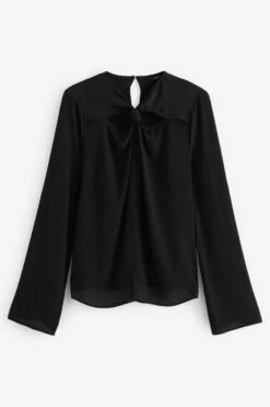 Next Langarmbluse Langarmoberteil Mit Cutout (1-tlg)