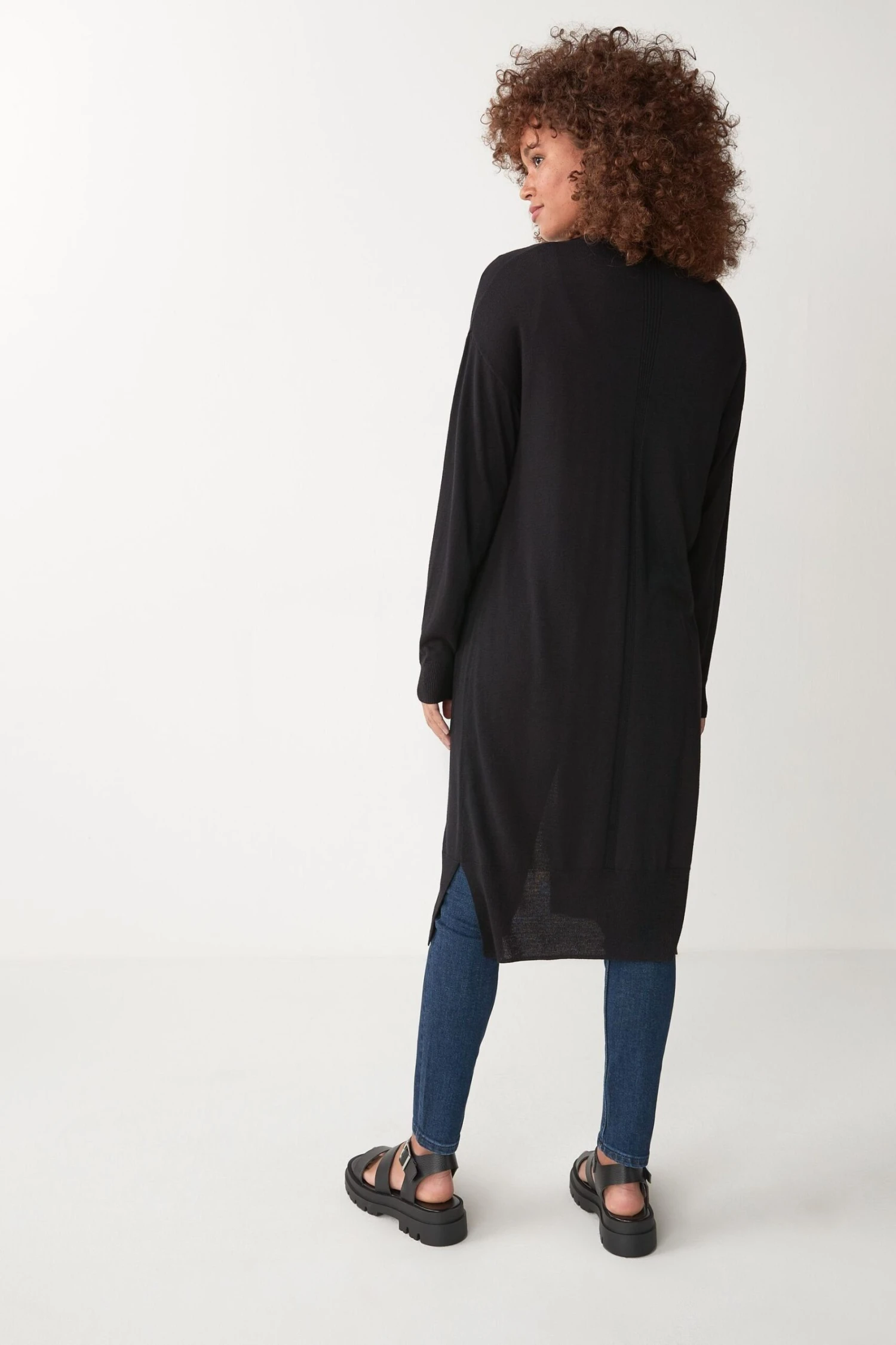 Next Strickjacke Lange Strickjacke (1-tlg) 2 Next Strickjacke Lange Strickjacke (1-tlg) – Bild 2