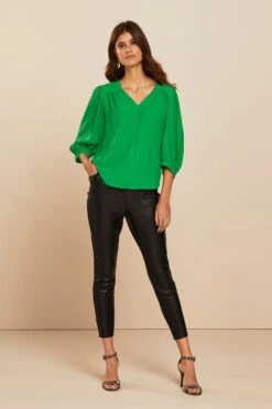 Next Blusenshirt Oberteil Mit V-Ausschnitt Und 3/4-Ärmeln (1-tlg) -Next Geschäft d8f295e6 80cc 5462 90c9 b775a0d6f3e3